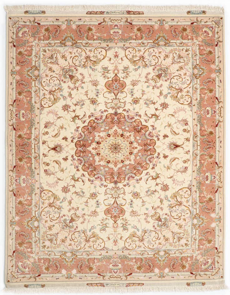 Detail image of 5' 1 x 7' Tabriz Rug