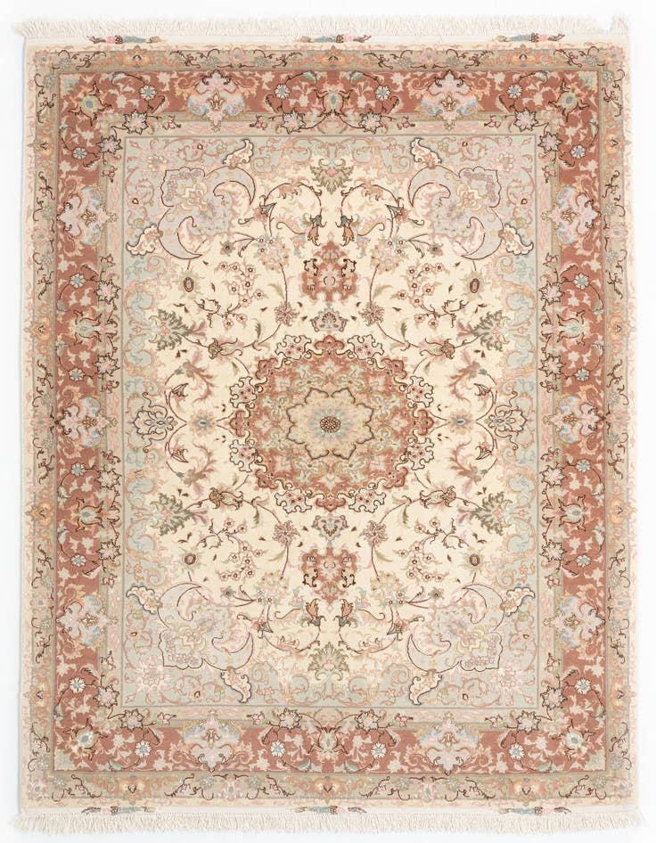 Detail image of 4' 11 x 7' Tabriz Rug