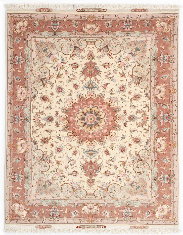 Detail image of 4' 10 x 6' 9 Tabriz Rug