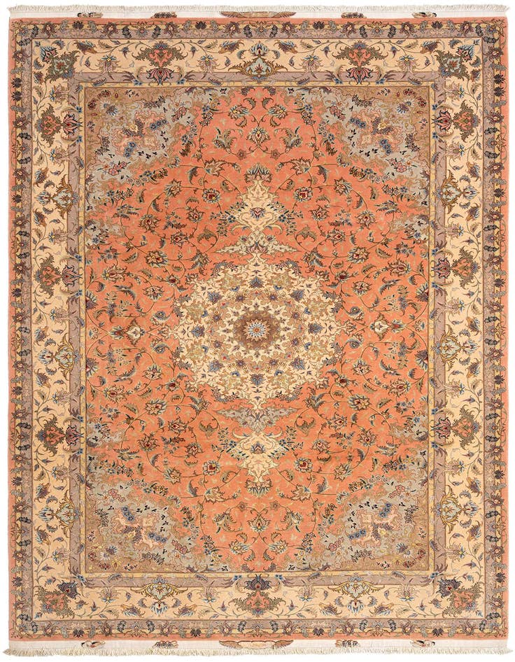 Detail image of 6' 5 x 10' 1 Tabriz Rug