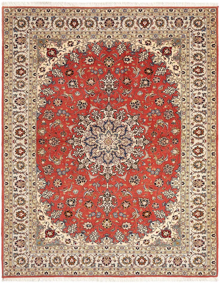 Detail image of 5' 7 x 8' Tabriz Rug