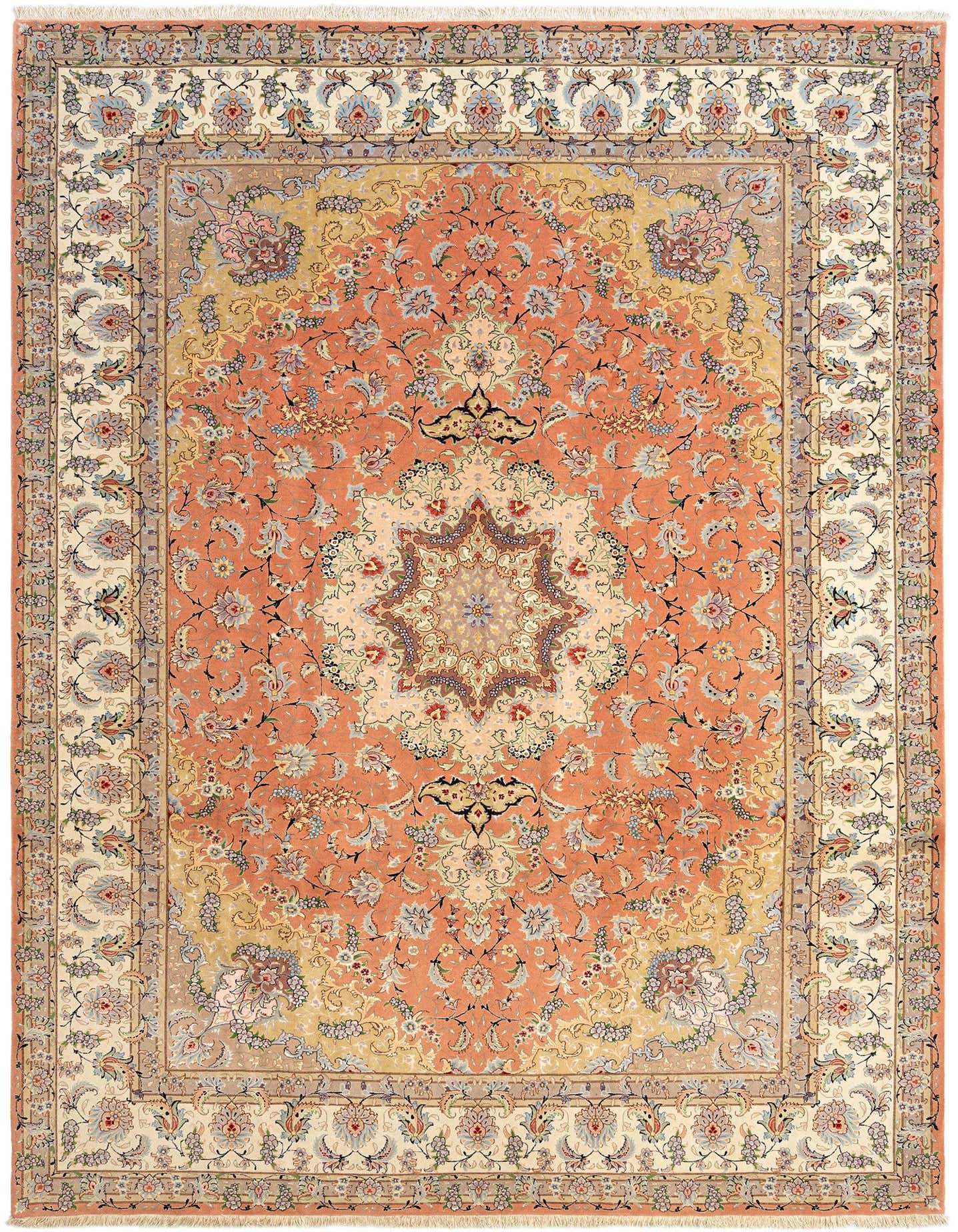 8' 2 x 11' 6 Tabriz Rug