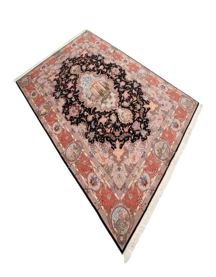 Detail image of 6' 6 x 9' 6 Tabriz Rug