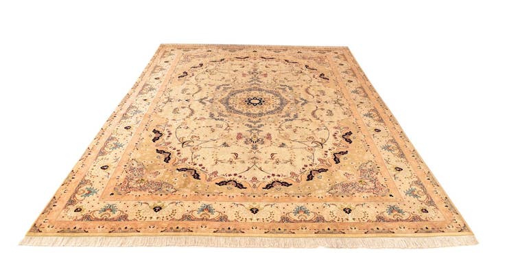 Detail image of 8' 3 x 11' 4 Hand Knotted Tabriz Persian Wool Rug