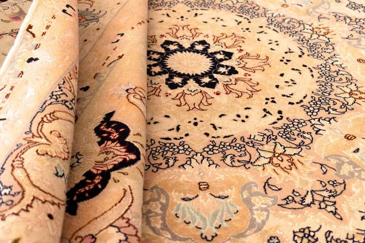 8' 3 x 11' 4 Hand Knotted Tabriz Persian Wool Rug