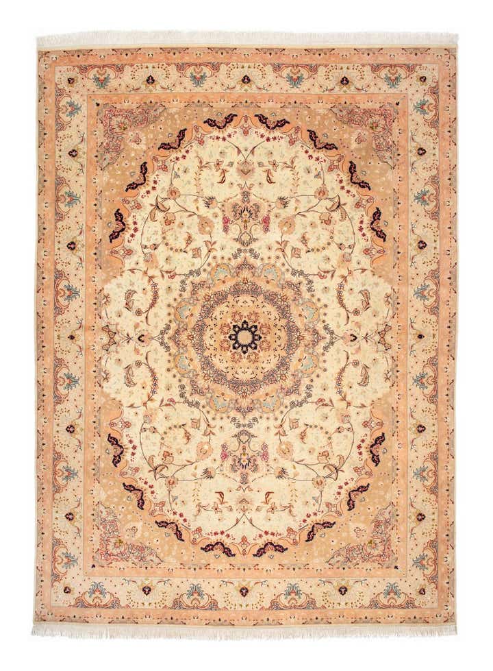 8' 3 x 11' 4 Hand Knotted Tabriz Persian Wool Rug