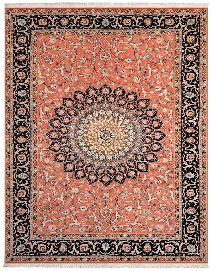 Detail image of 6' 7 x 10' 2 Tabriz Rug