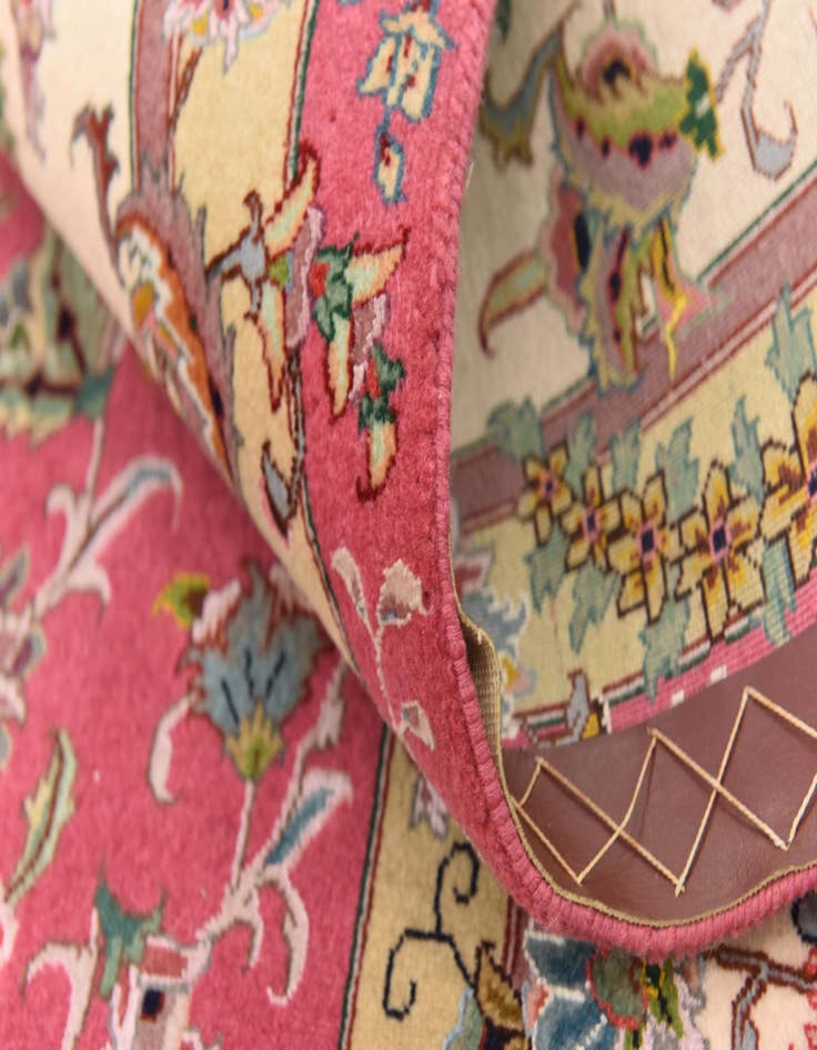 Detail image of 6' 5 x 10' 2 Hand Knotted Tabriz Persian Rug