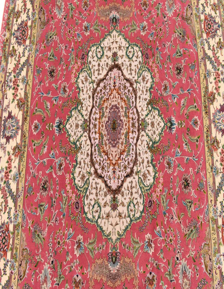 Detail image of 6' 5 x 10' 2 Hand Knotted Tabriz Persian Rug