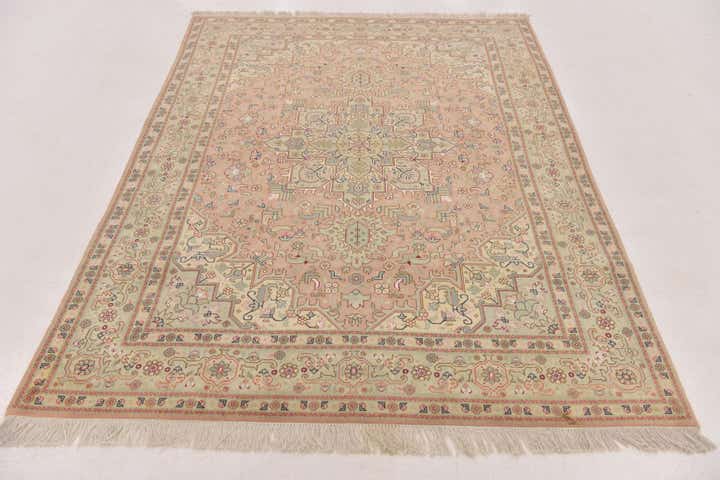 5' x 6' 7 Hand Knotted Tabriz Persian Rug