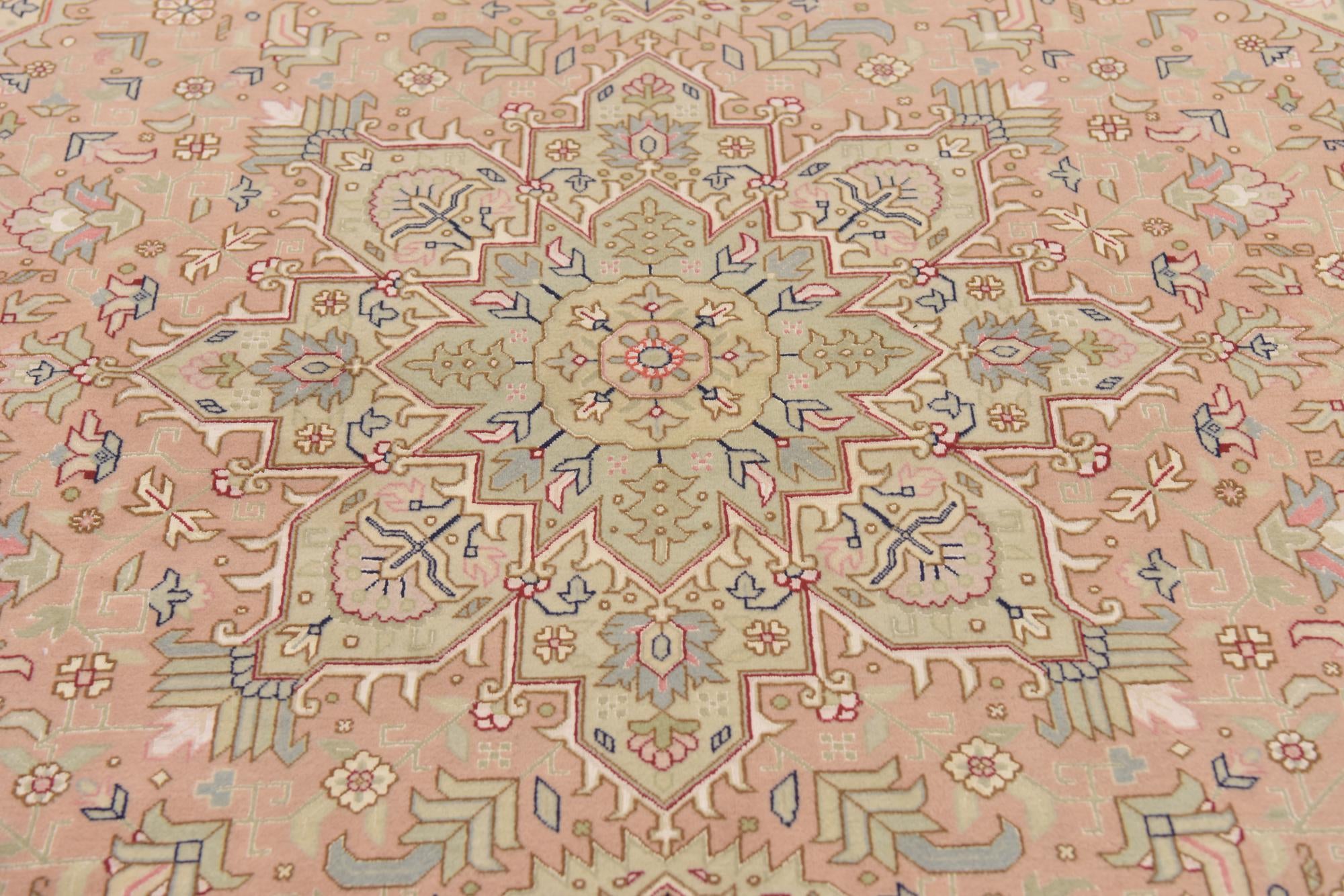 5' x 6' 7 Hand Knotted Tabriz Persian Rug
