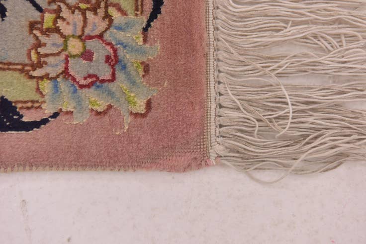 Detail image of 6' 6 x 9' 8 Hand Knotted Tabriz Persian Rug