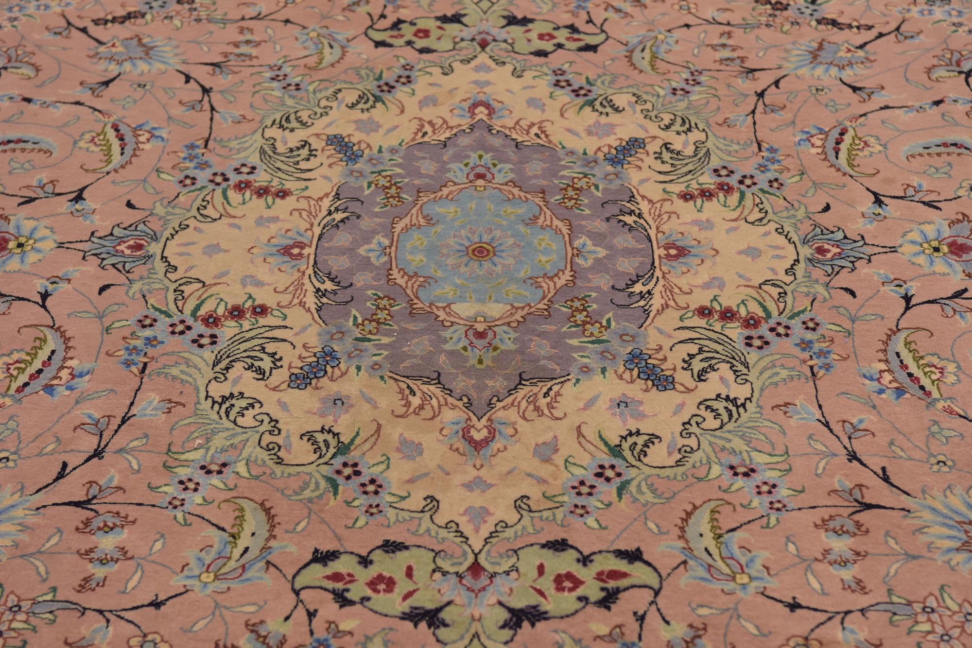 6' 6 x 9' 8 Hand Knotted Tabriz Persian Rug