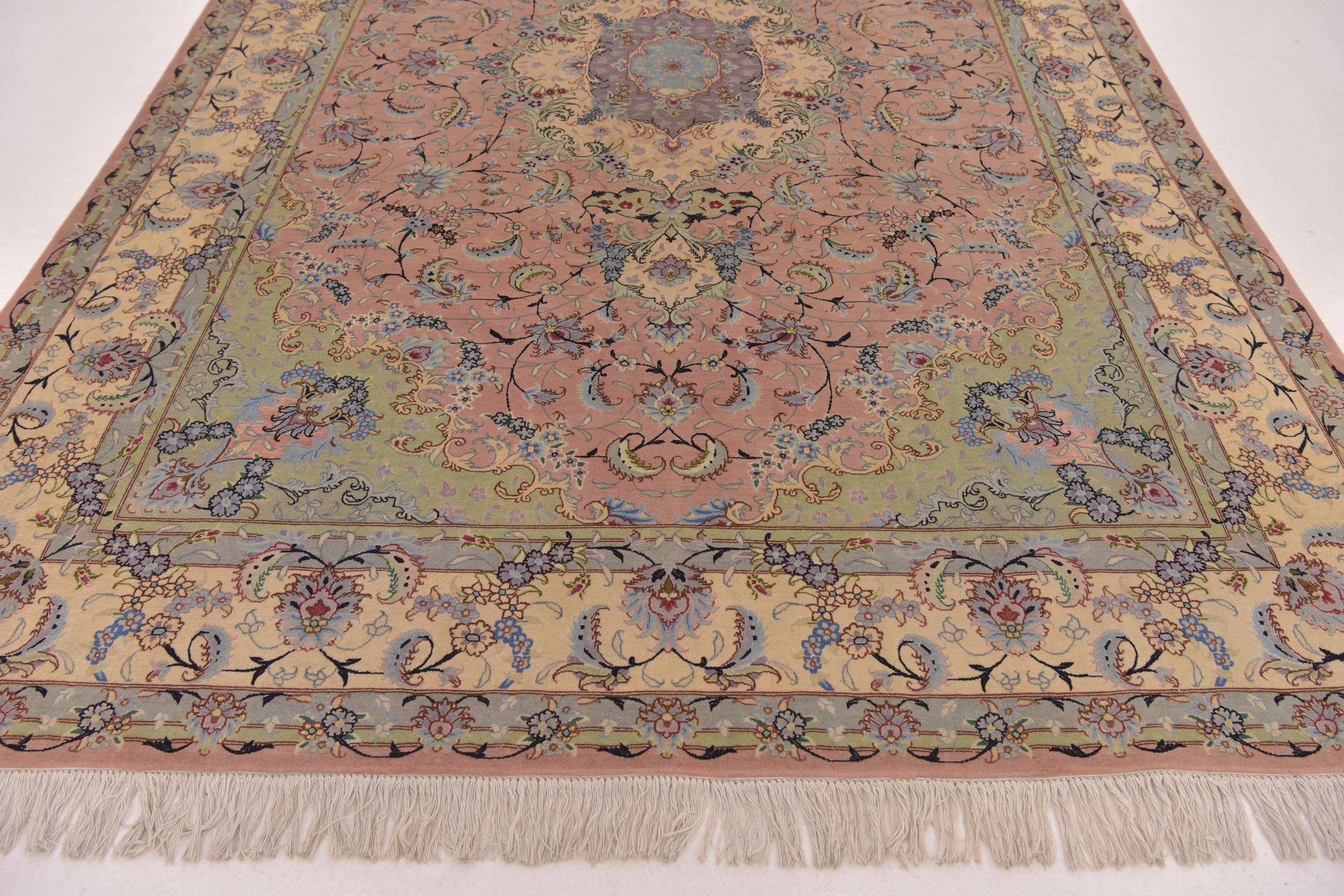 6' 6 x 9' 8 Hand Knotted Tabriz Persian Rug