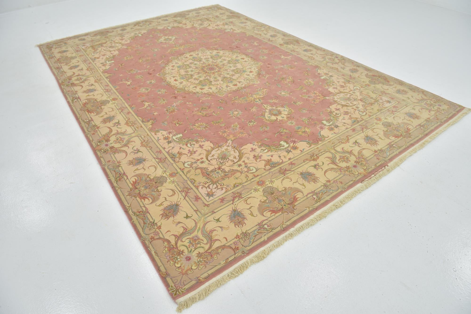 8' 1 x 11' 9 Hand Knotted Tabriz Persian Rug