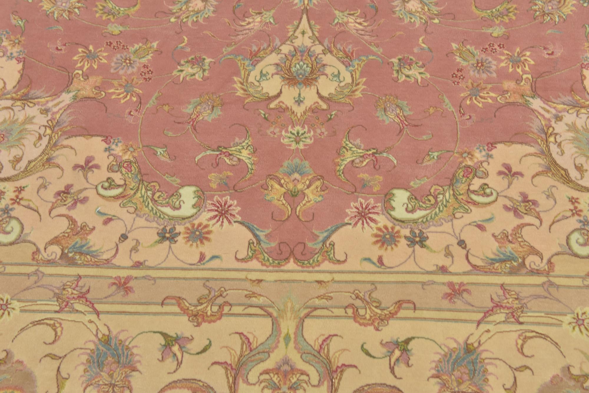 8' 1 x 11' 9 Hand Knotted Tabriz Persian Rug