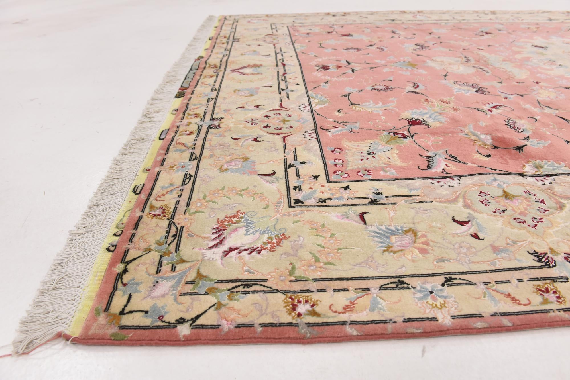 6' 7 x 9' 10 Hand Knotted Tabriz Persian Rug