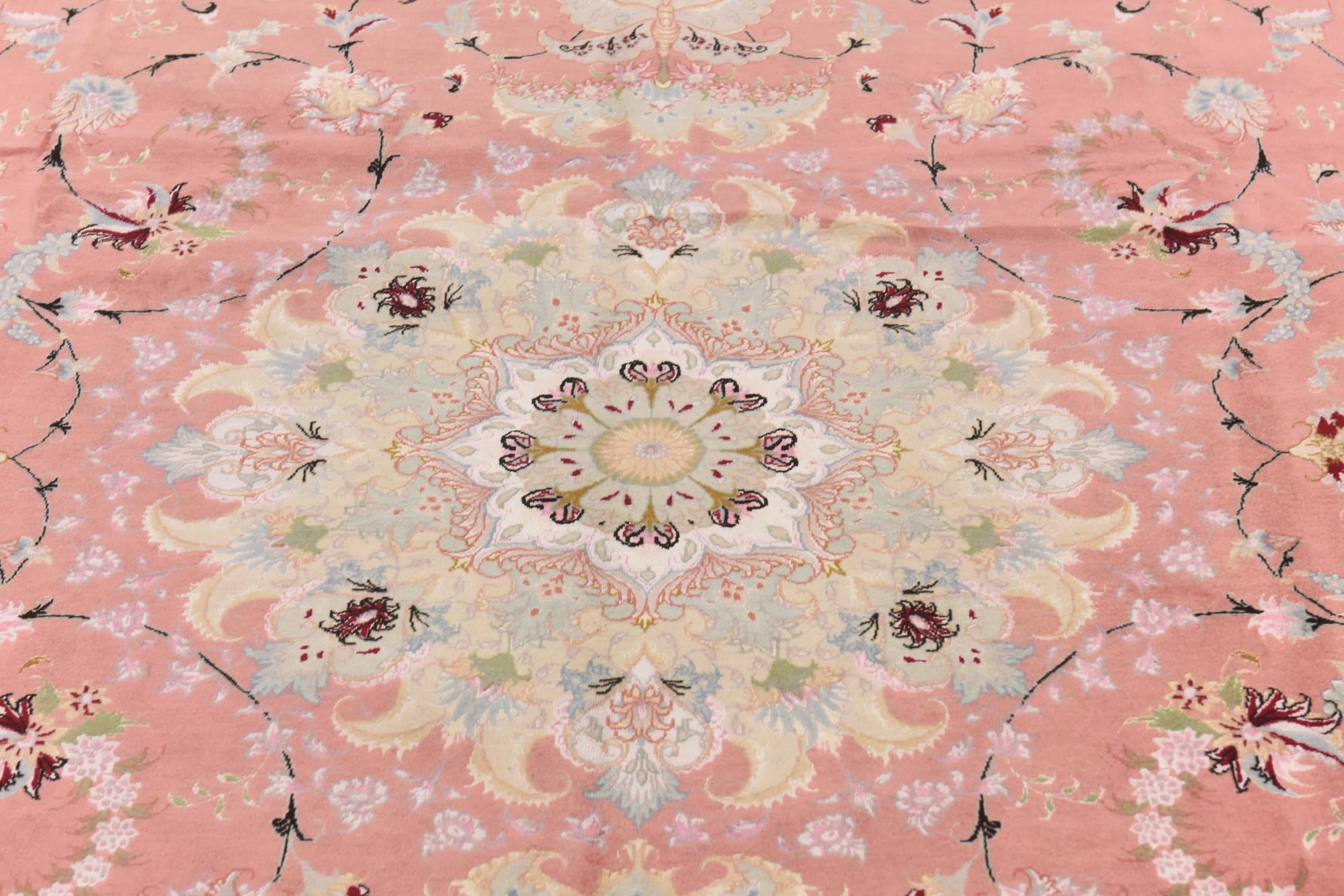 6' 7 x 9' 10 Hand Knotted Tabriz Persian Rug