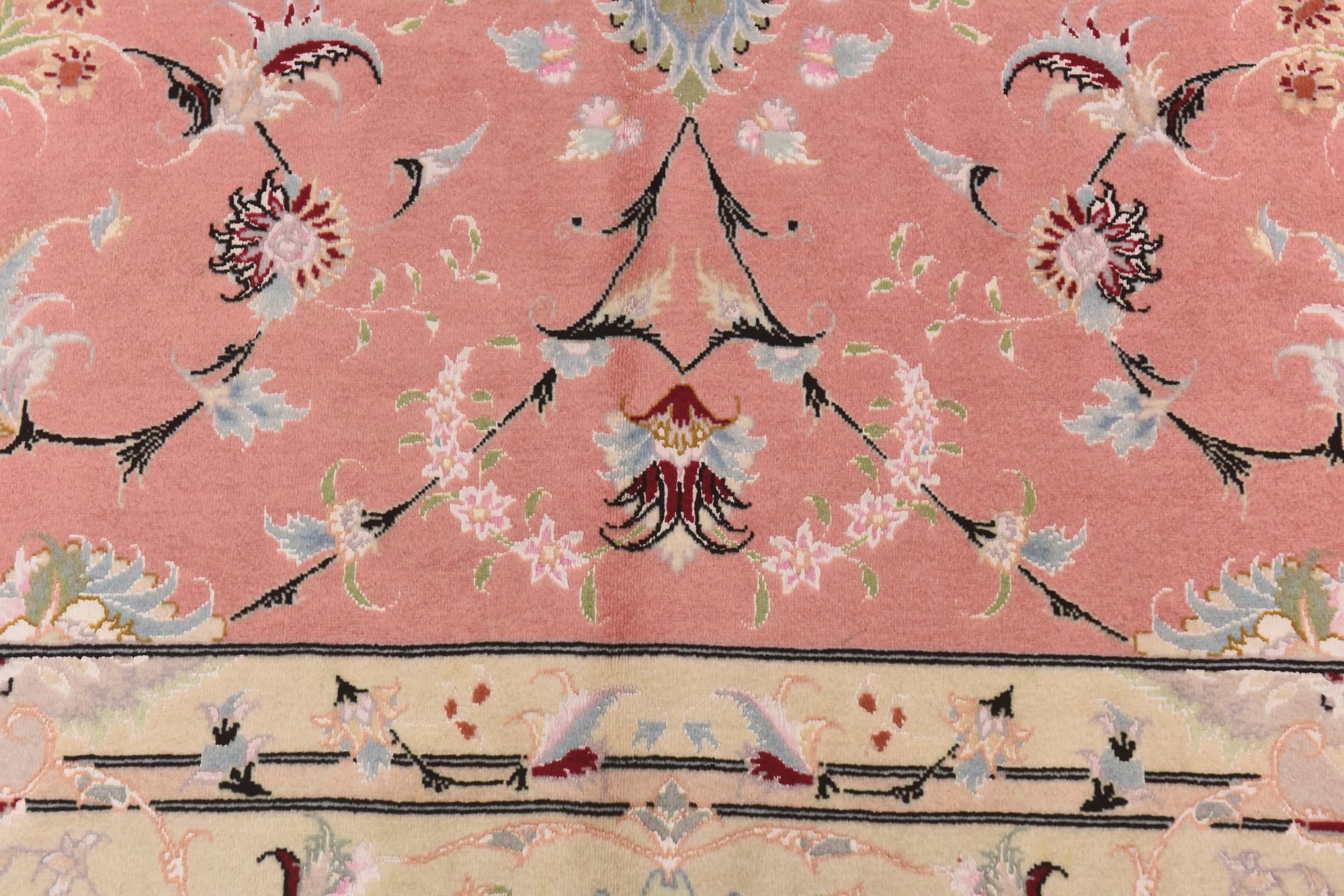 6' 7 x 9' 10 Hand Knotted Tabriz Persian Rug