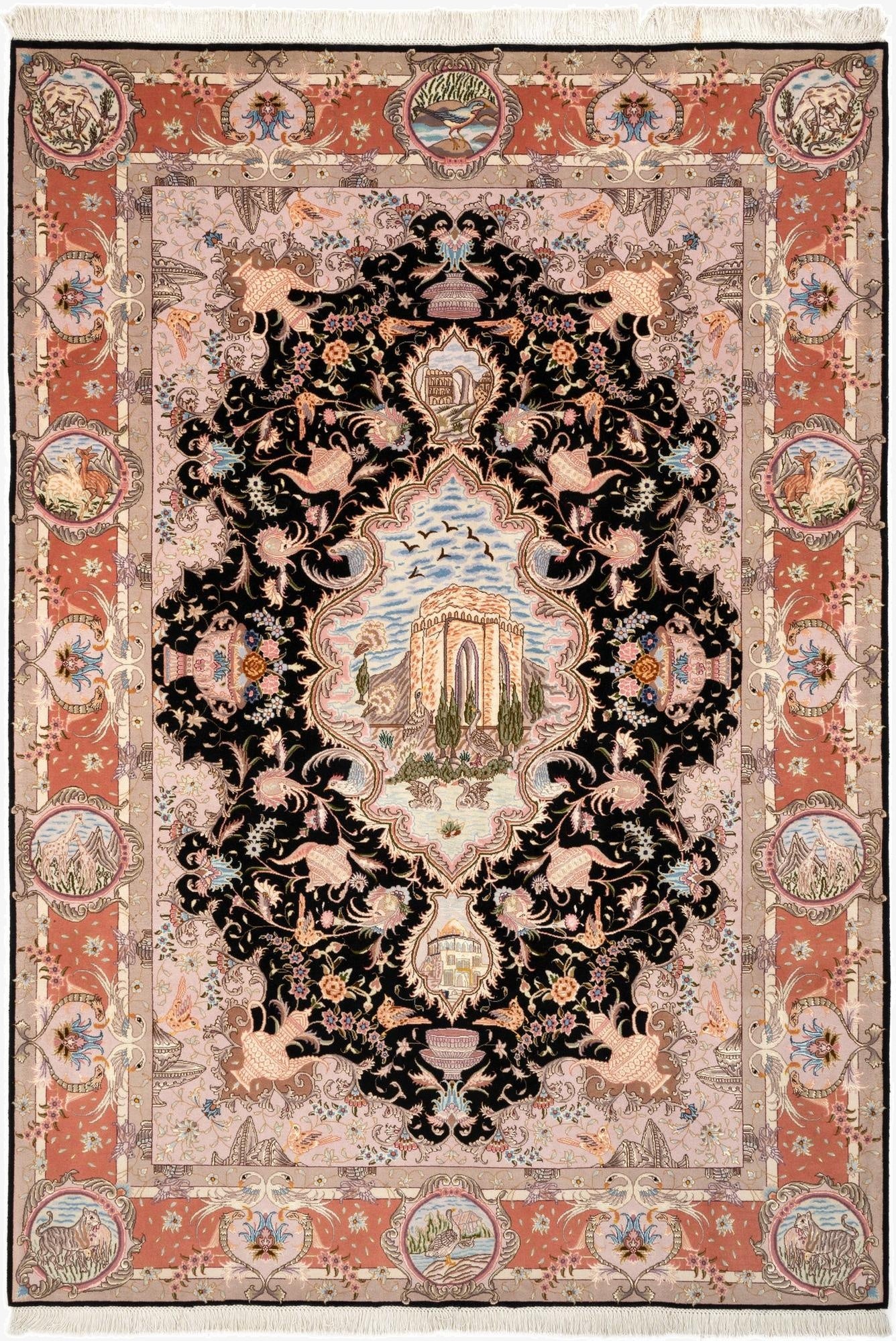 6' 6 x 9' 6 Tabriz Rug
