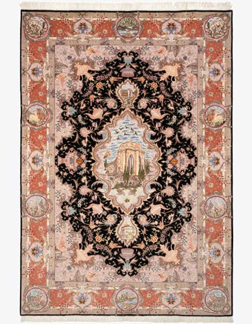 6' 6 x 9' 6 Tabriz Rug