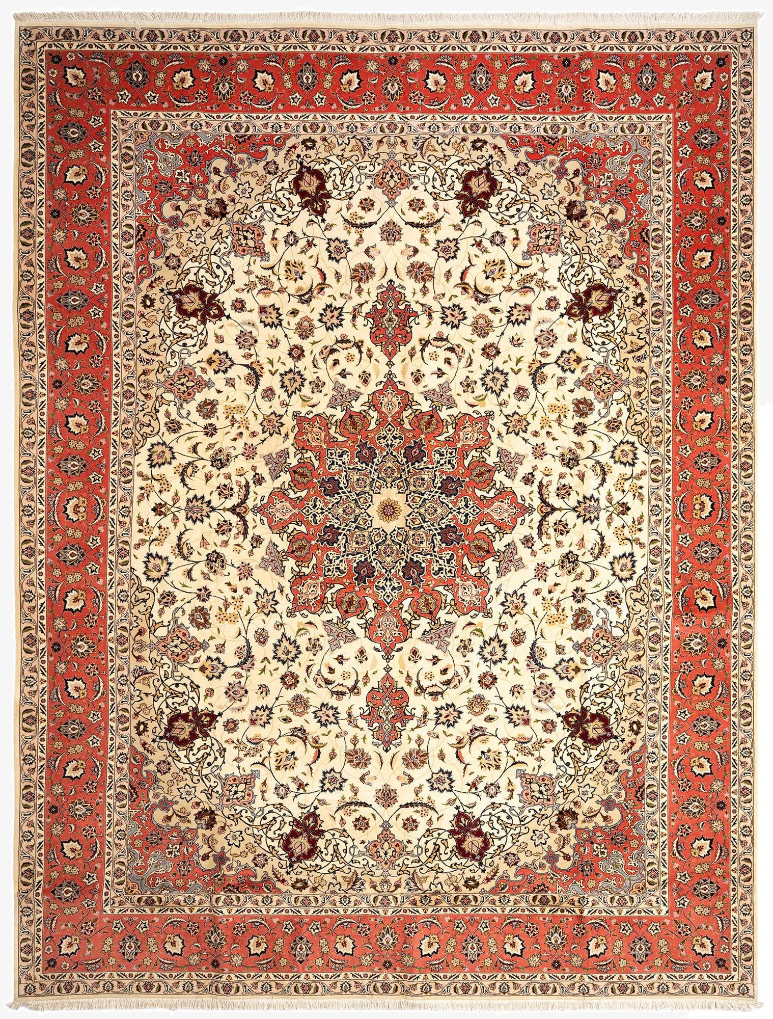 9' 11 x 13' 1 Tabriz Wool Rug