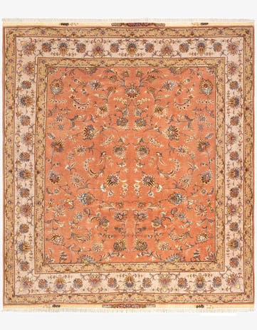 8' x 9' 4 Tabriz Rug