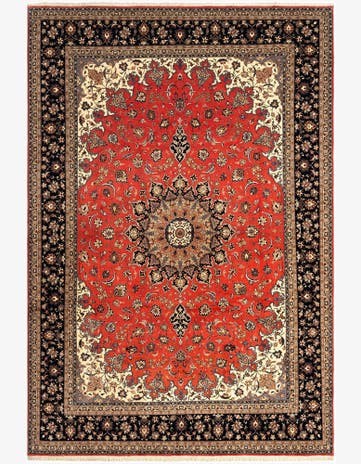 8' 3 x 12' Tabriz Rug