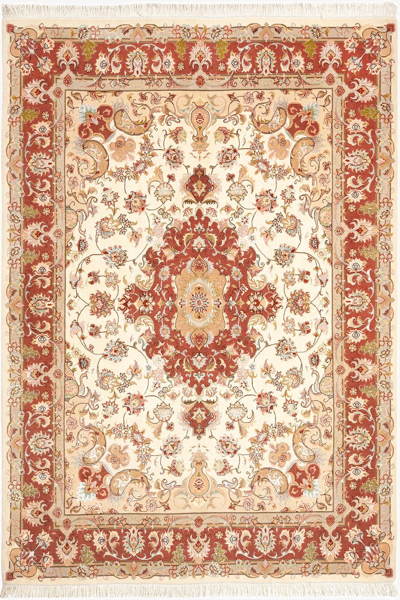 5' 9 x 8' 2 Tabriz Rug