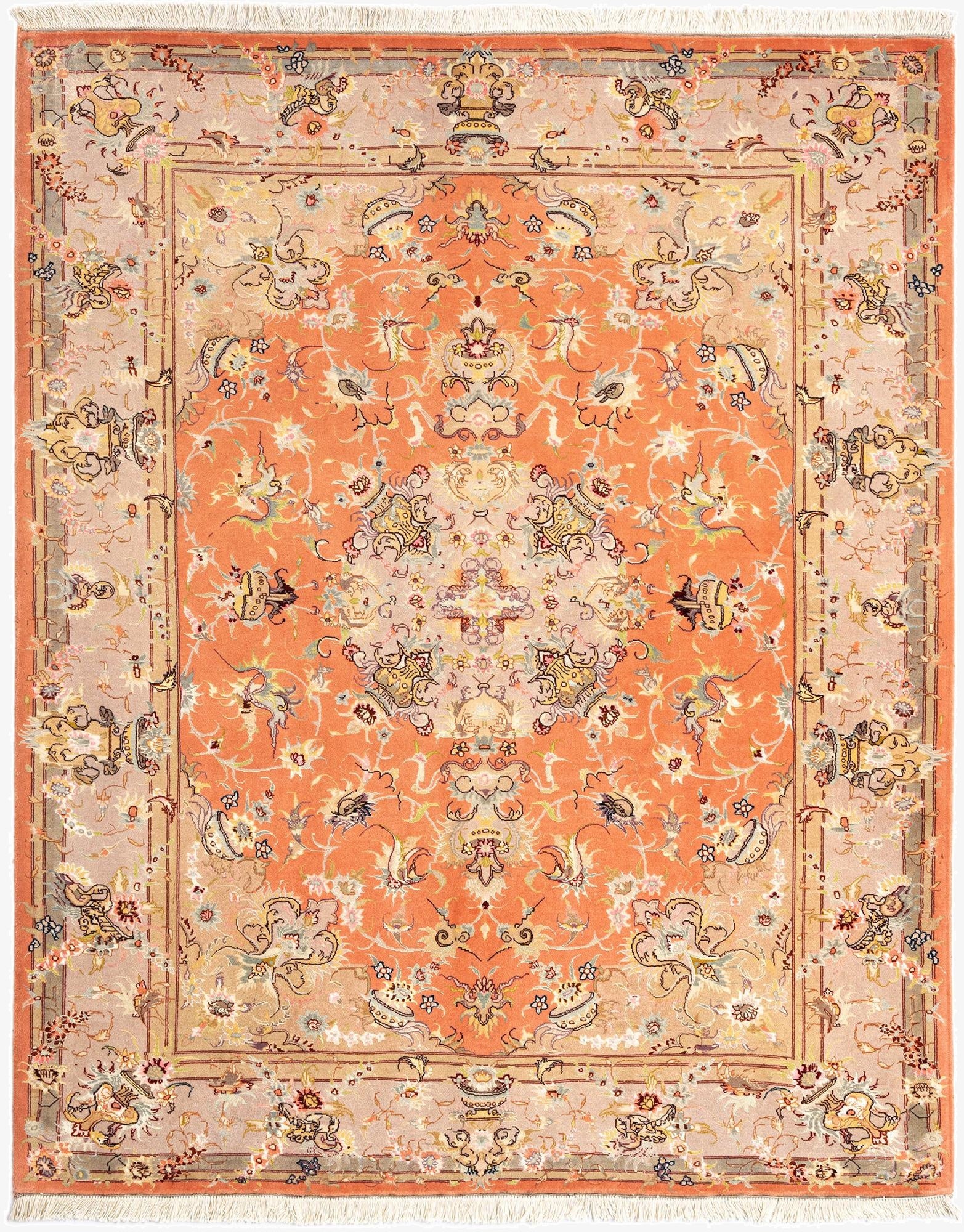 5' 2 x 6' 7 Tabriz Rug