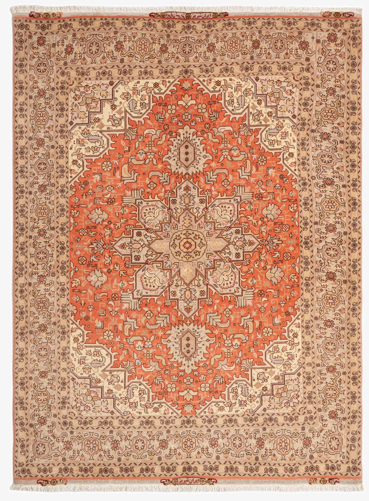 5' x 6' 11 Tabriz Rug
