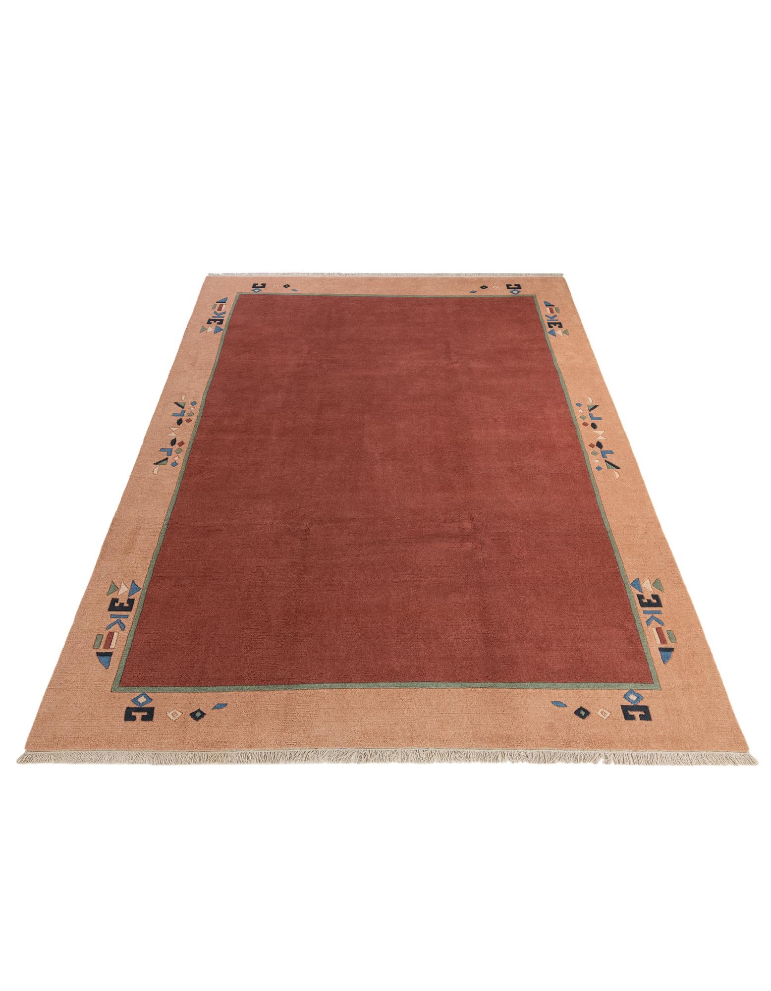 8' 4 x 11' 5 Hand Knotted Tibet Wool Rug