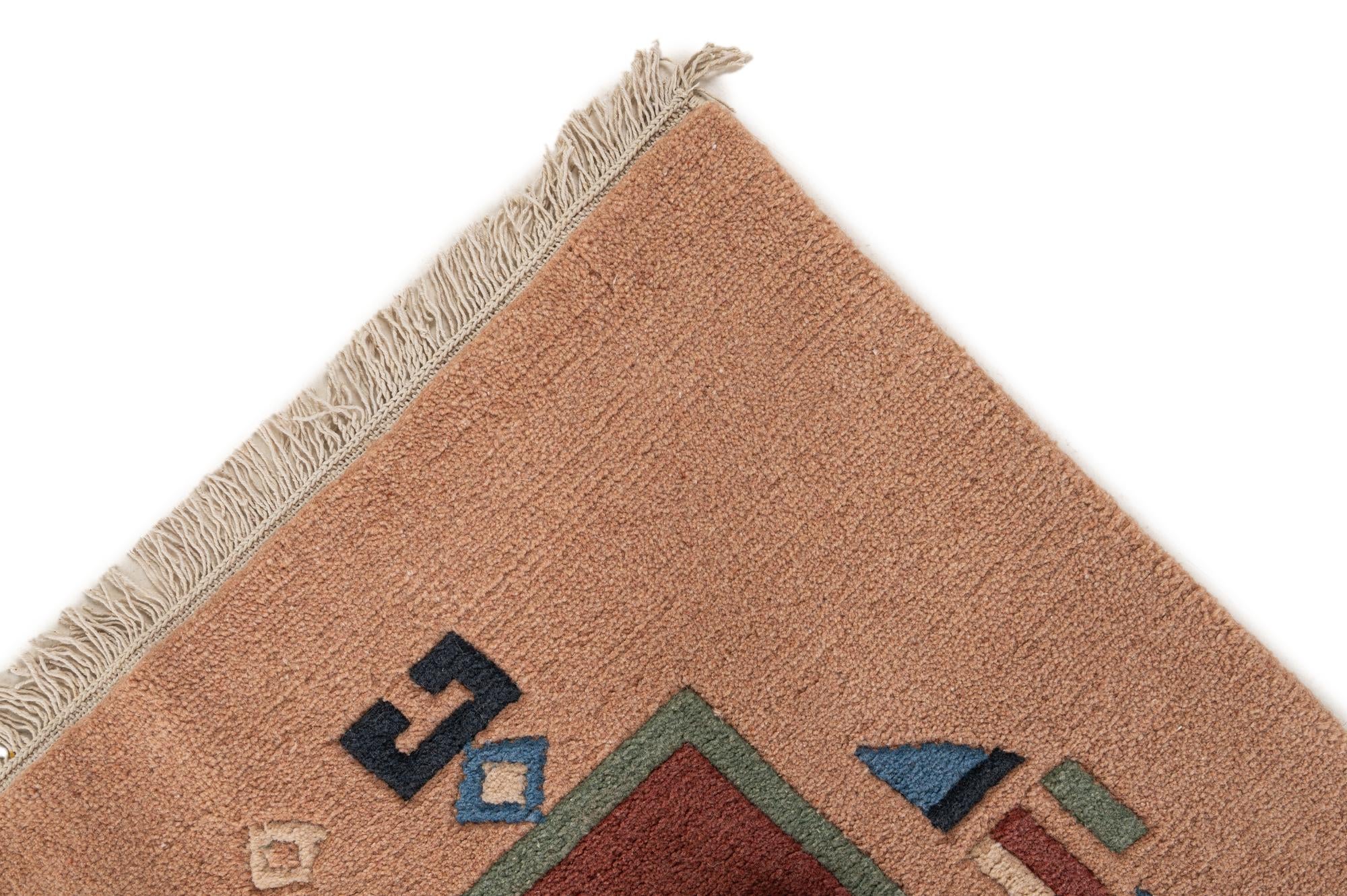 8' 4 x 11' 5 Hand Knotted Tibet Wool Rug