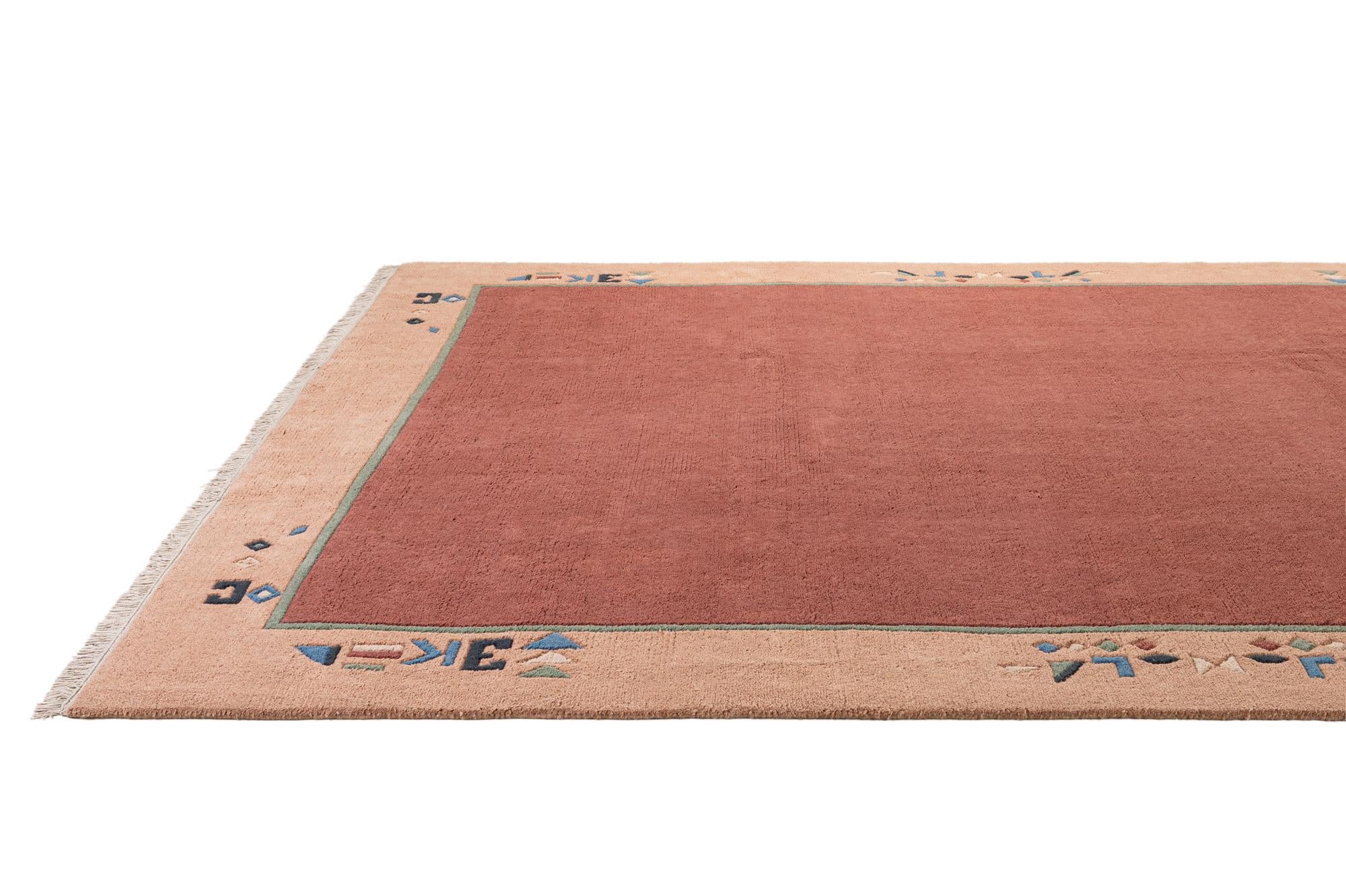8' 4 x 11' 5 Hand Knotted Tibet Wool Rug