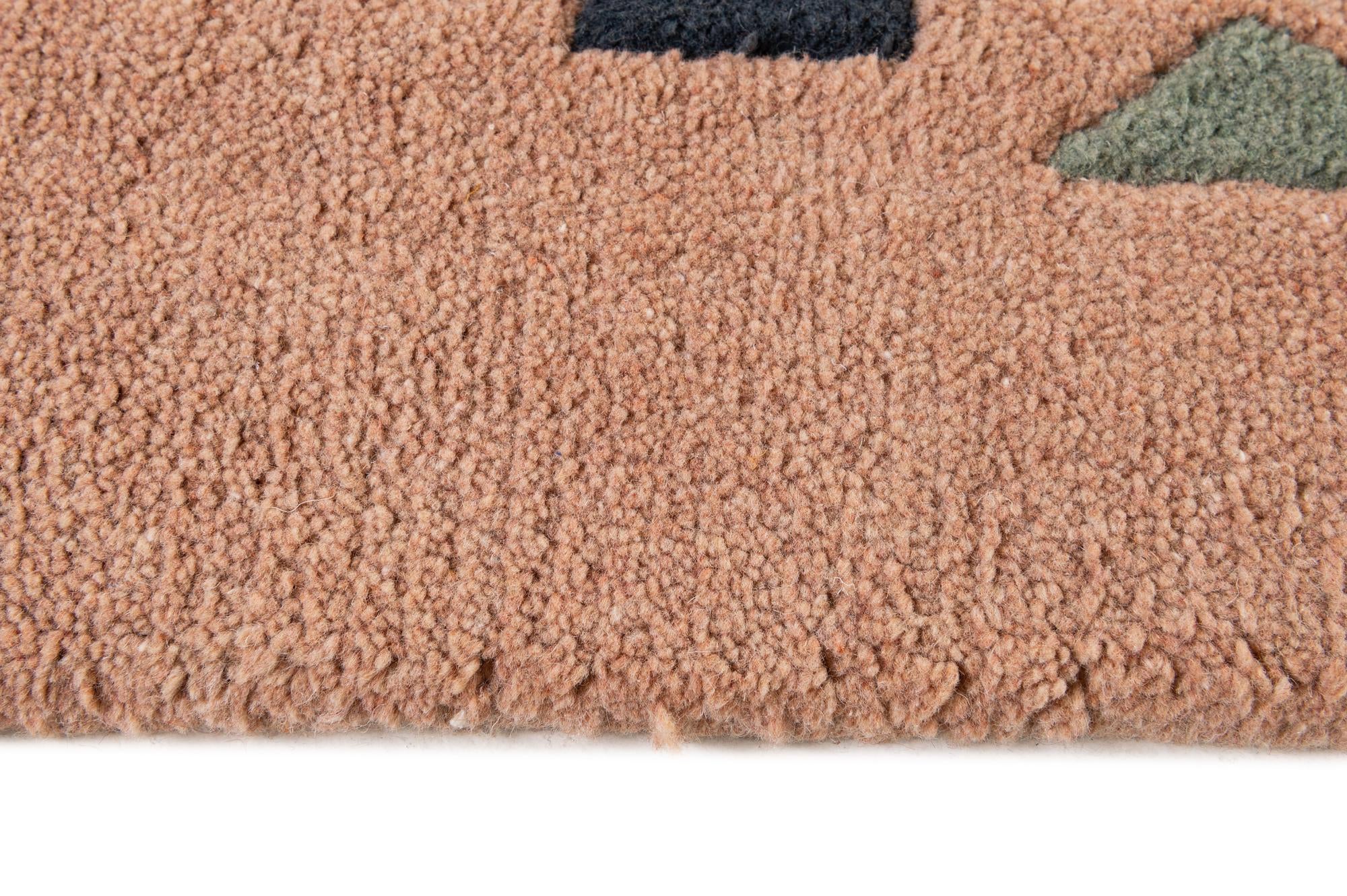 8' 4 x 11' 5 Hand Knotted Tibet Wool Rug