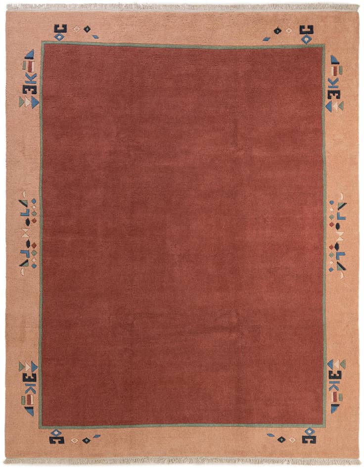 Detail image of 8' 4 x 11' 5 Hand Knotted Tibet Wool Rug