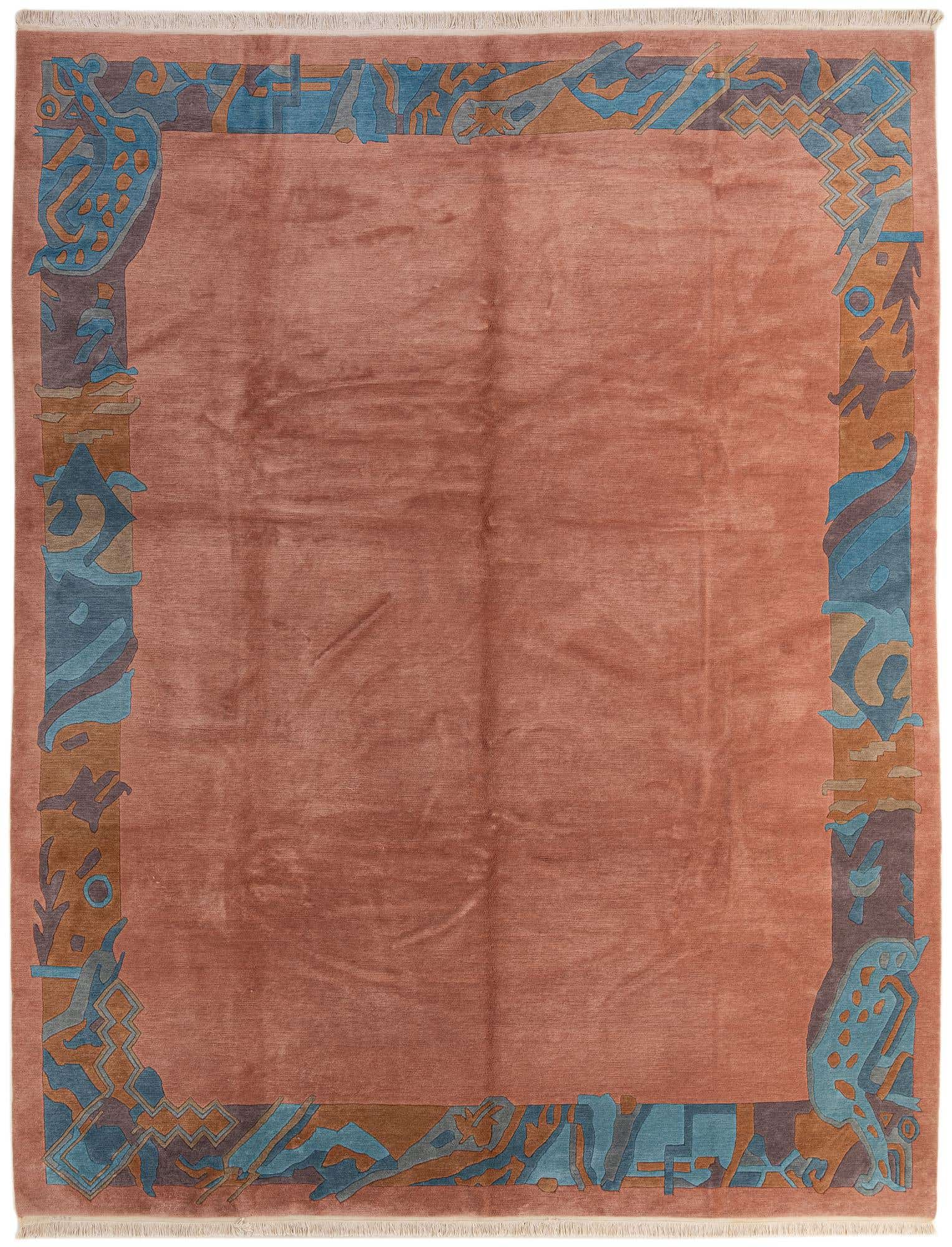 9' 11 x 12' 7 Hand Knotted Tibet Wool Rug