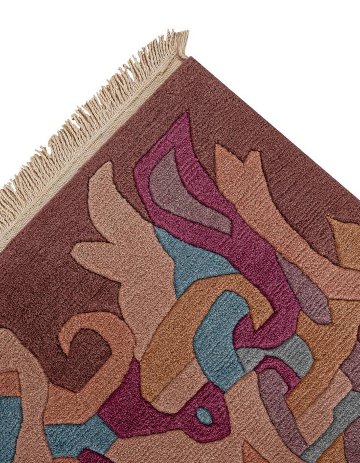 Detail image of 8' 3 x 11' 6  Hand Knotted Tibet Wool Rug