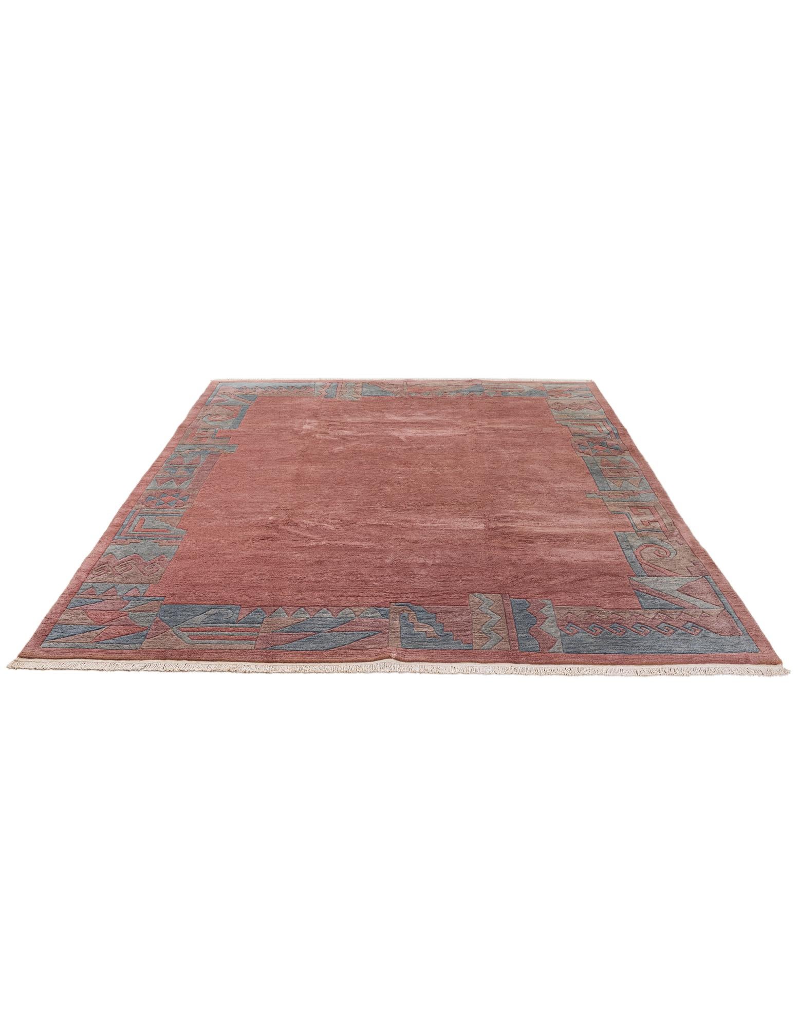8' 1 x 11' 2 Hand Knotted Tibet Wool Rug