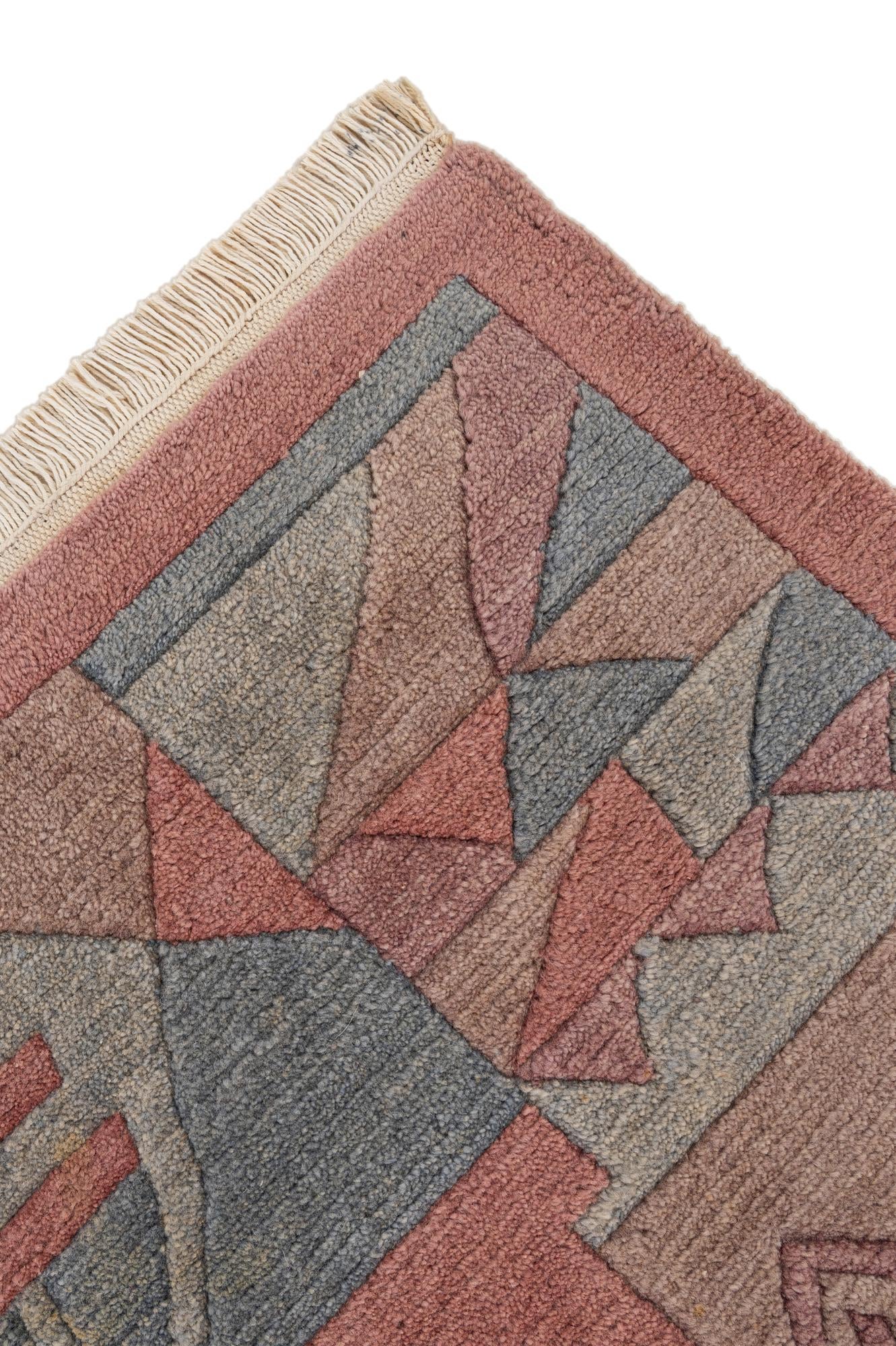 8' 1 x 11' 2 Hand Knotted Tibet Wool Rug
