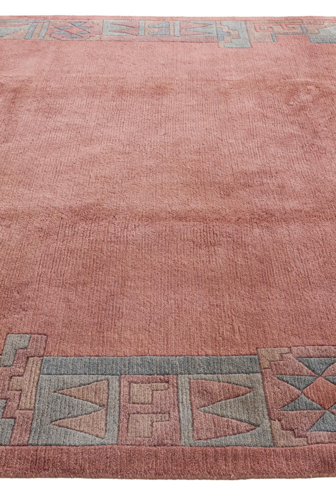 8' 1 x 11' 2 Hand Knotted Tibet Wool Rug