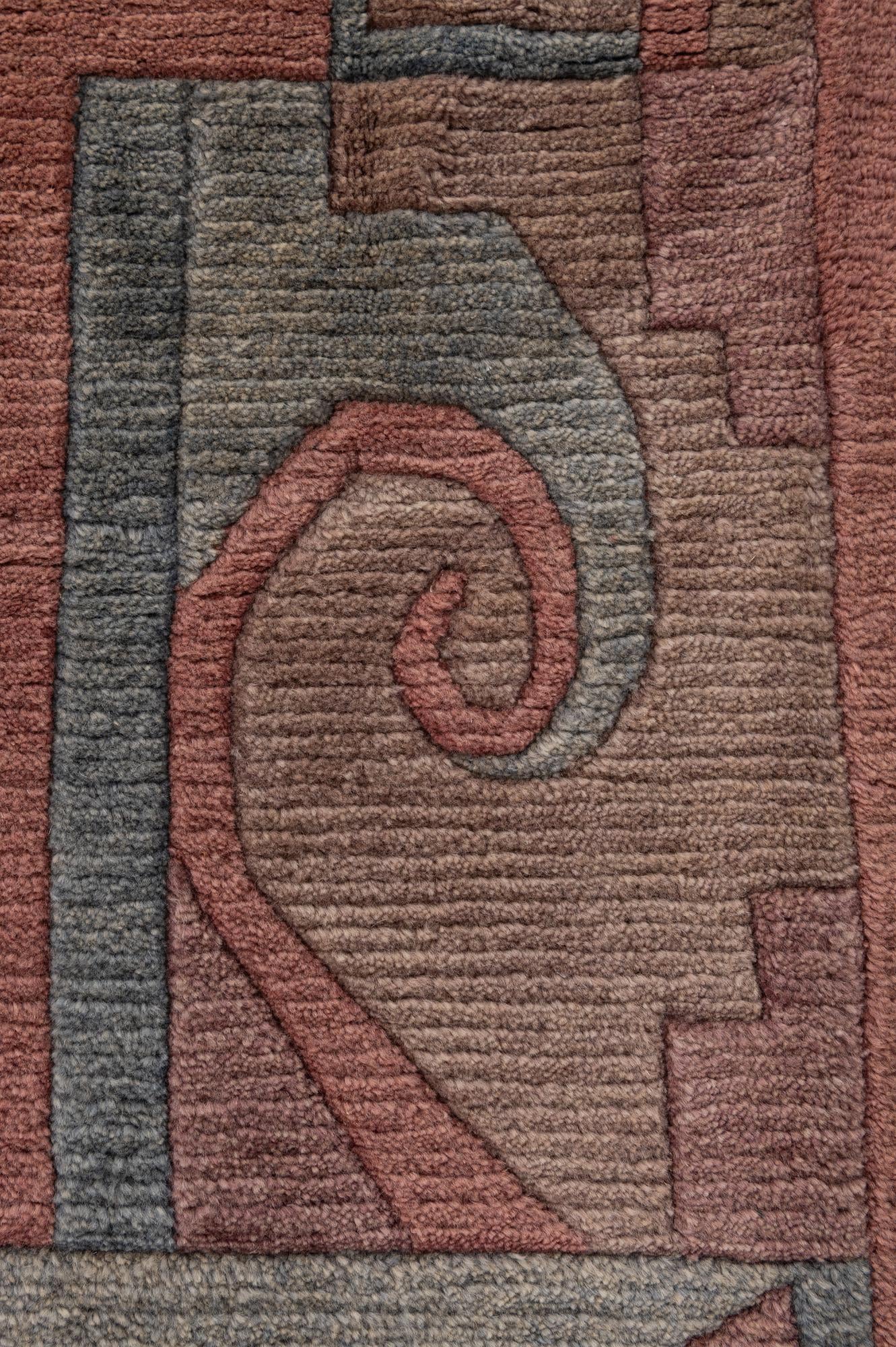 8' 1 x 11' 2 Hand Knotted Tibet Wool Rug