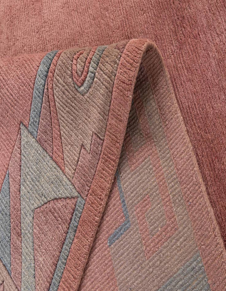 Detail image of 8' 1 x 11' 2  Hand Knotted Tibet Wool Rug