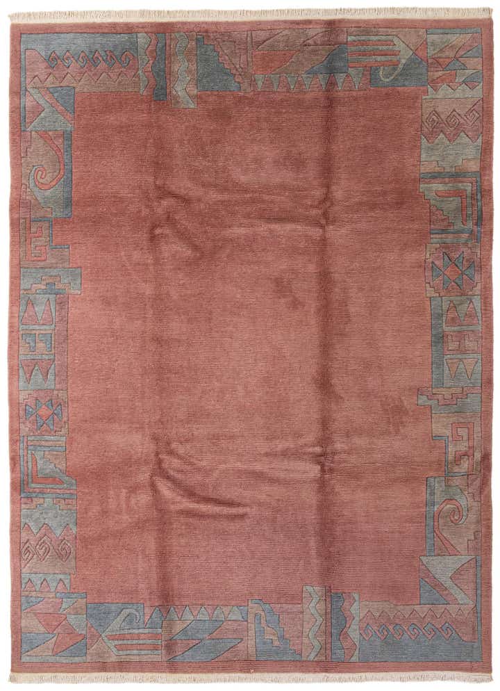 8' 1 x 11' 2 Hand Knotted Tibet Wool Rug
