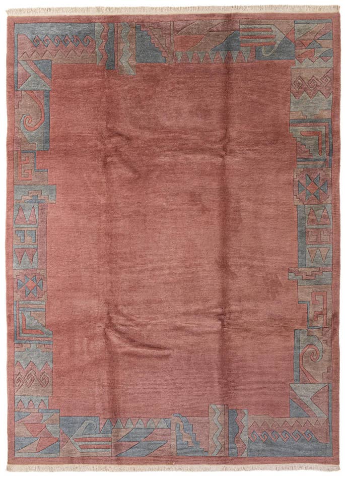 Detail image of 8' 1 x 11' 2 Hand Knotted Tibet Wool Rug