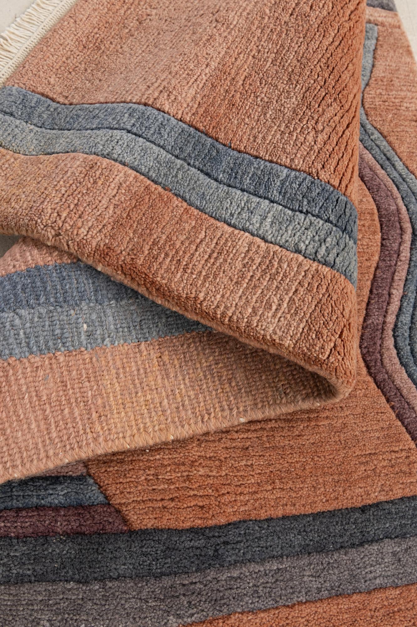 2' 2 x 3' 7 Hand Knotted Tibet Wool Rug