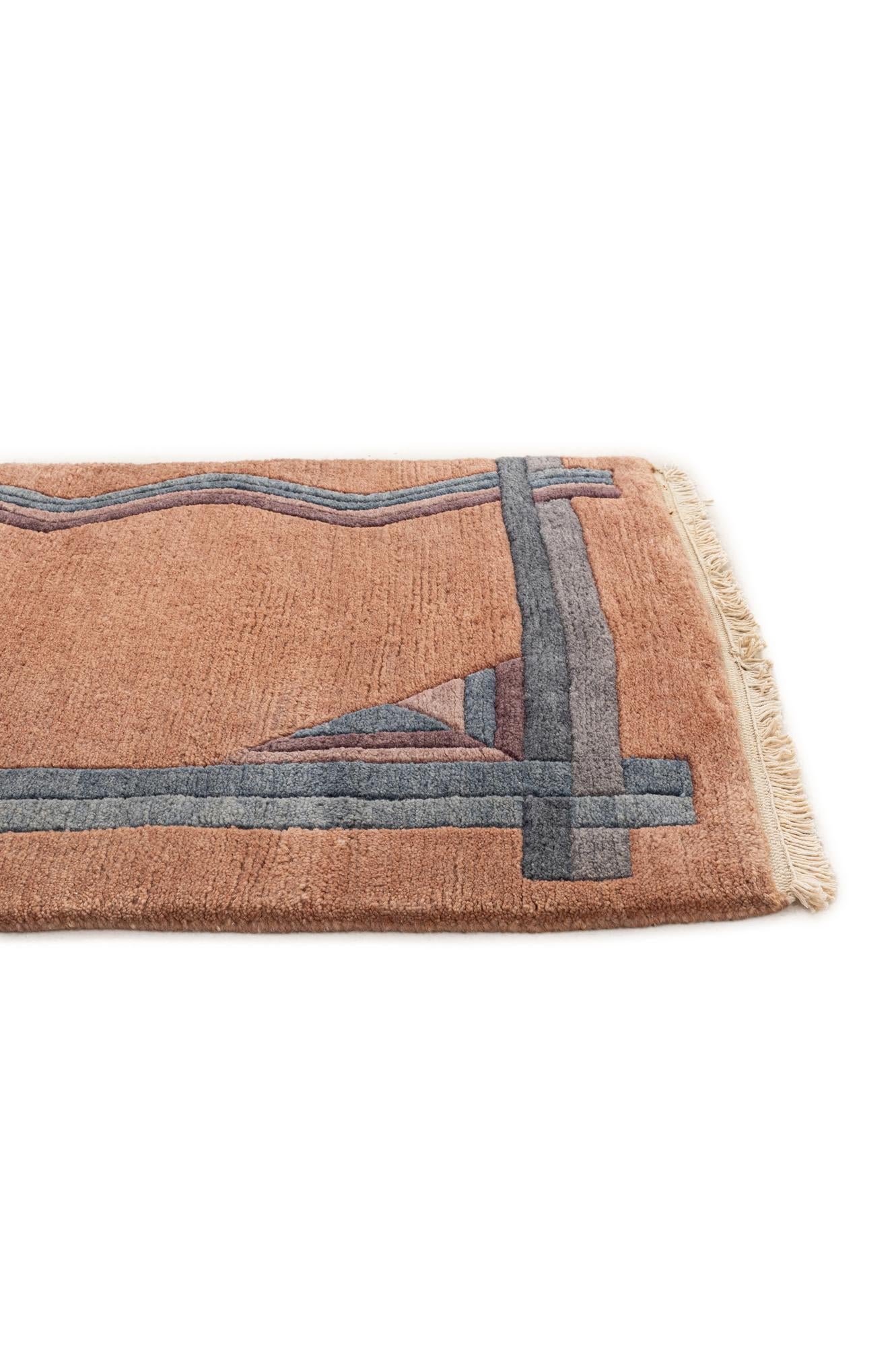 2' 2 x 3' 7 Hand Knotted Tibet Wool Rug