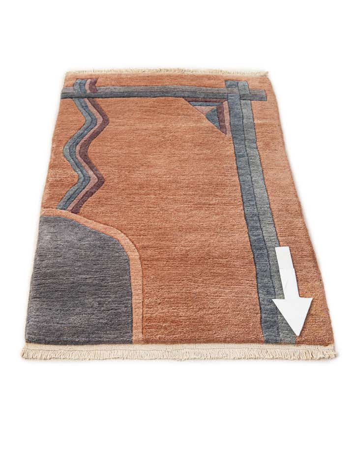 2' 2 x 3' 7 Hand Knotted Tibet Wool Rug