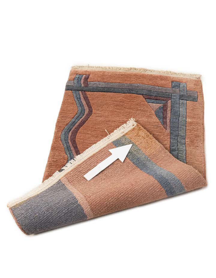 2' 2 x 3' 7 Hand Knotted Tibet Wool Rug