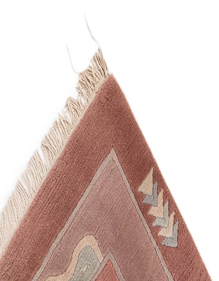 Detail image of 4' 7 x 6' 4  Hand Knotted Tibet Wool Rug